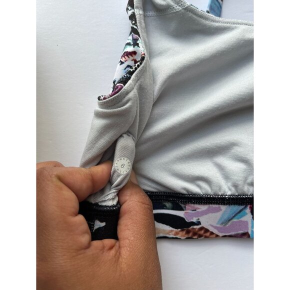 Lululemon Free To Be Serena Bra Culture Clash Women's Multi Black Size 6 - Picture 7 of 10